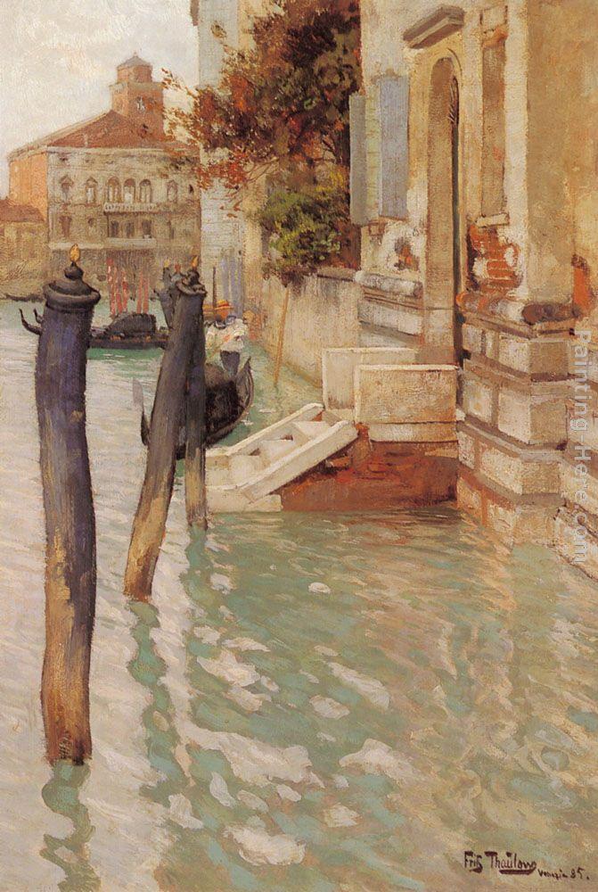 Fritz Thaulow On The Grand Canal, Venice